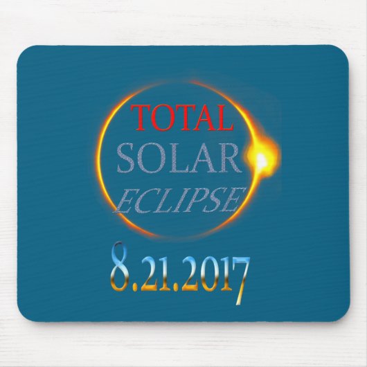 Tapis De Souris Total Solar Eclipse 2017 (Devant)