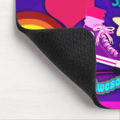 Tapis De Souris Totalement 80 Violet Collage (Coin)