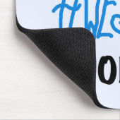 Tapis De Souris Totalement génial Nonnie Blue Text Tshirts et cade (Coin)