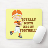 Tapis De Souris Totalement Nuts au sujet du football (Avec souris)