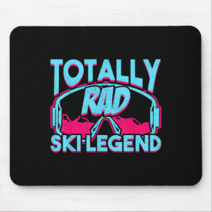 Tapis De Souris Totalement Rad Ski Legend Retro Vintage 80s 90s Sk