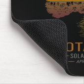 Tapis De Souris Totalité Printemps 4 08 24 Total Solaire Eclipse G (Coin)