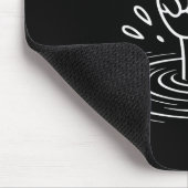 Tapis De Souris Totally Fine Funny Sarcastic Drowning Thumb Up  (Coin)