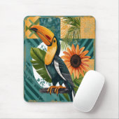 Tapis De Souris Toucan illuminé en harmonie tropicale (Avec souris)
