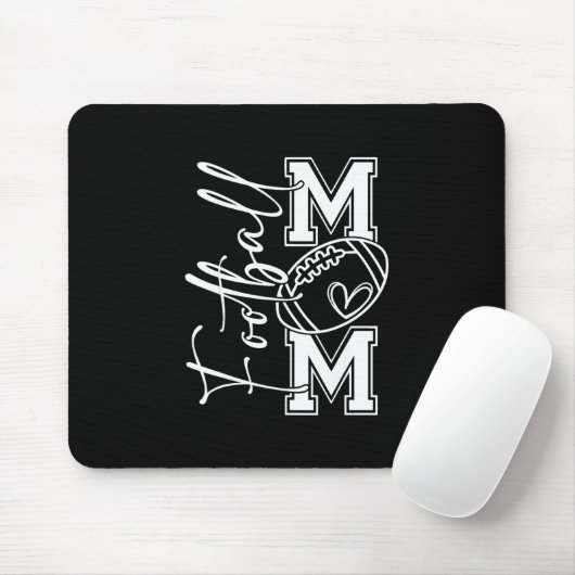 Tapis De Souris Touchdown American Footll Mom Game Day Thanksgivin (Avec souris)