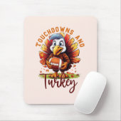 Tapis De Souris Touchdown et Turquie Thanksgiving (Avec souris)