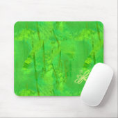 Tapis De Souris Touche de dragonfly vert Art (Avec souris)