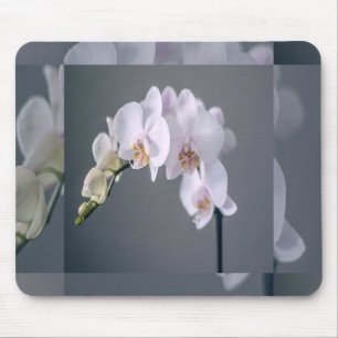 Tapis de Souris Touché de Fleurs Blanches
