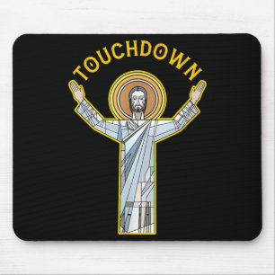 Tapis De Souris Touche de Jésus Amusement Dicton de foi chrétienne