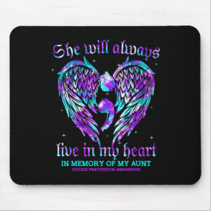 Tapis De Souris Toujours Dans Mon Cœur Ma Tante Prévention Suicide