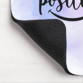 Tapis De Souris Toujours être positif violet jaune (Coin)