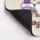 Tapis De Souris Toujours fatigué, toujours câblé (Coin)