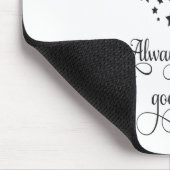 Tapis De Souris Toujours m'embrasser pour me souhaiter bonne nuit (Coin)