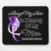 Tapis De Souris Toujours Mon Héros En Mémoire Maman - Cancer Pancr (Devant)