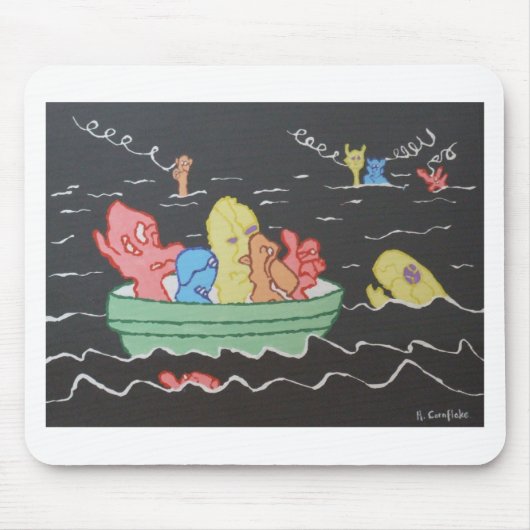 Tapis De Souris Tour de bateau de carnaval (Devant)