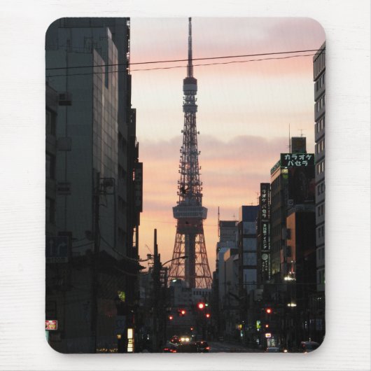 Tapis De Souris Tour de Tokyo Sunrise 東 京 タ ワ ー 出 日 の (Devant)