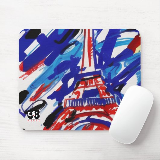 Tapis De Souris Tour Eiffel (Avec souris)