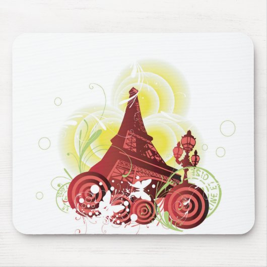 Tapis De Souris Tour Eiffel Mousepad (Devant)