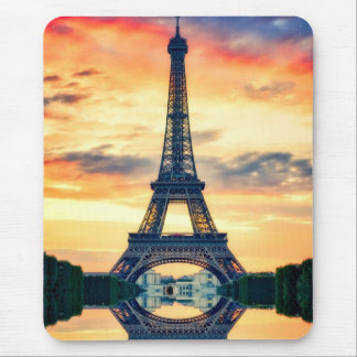Tapis De Souris Tour Eiffel Paris Soirée européenne