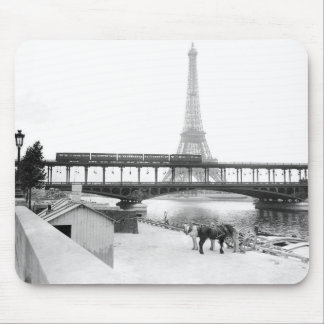 Tapis De Souris Tour Eiffel vintage photo Paris France 1800s