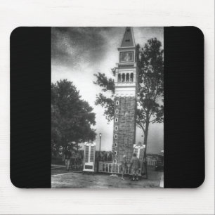 Tapis De Souris Tour Noir Et Blanc