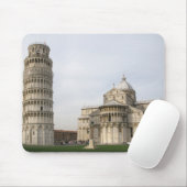 Tapis De Souris Tour penchée de mouspad de Pise (Avec souris)
