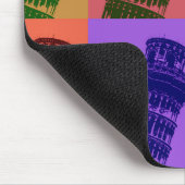 Tapis De Souris Tour penchée de Pise Pop Art (Coin)