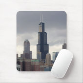 Tapis De Souris Tour Willis - Chicago, Illinois Mousepad (Avec souris)