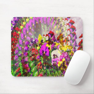 Tapis De Souris Tourbillon de Pansies......