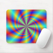 Tapis De Souris Tourbillon psychédélique Mousepad (Avec souris)