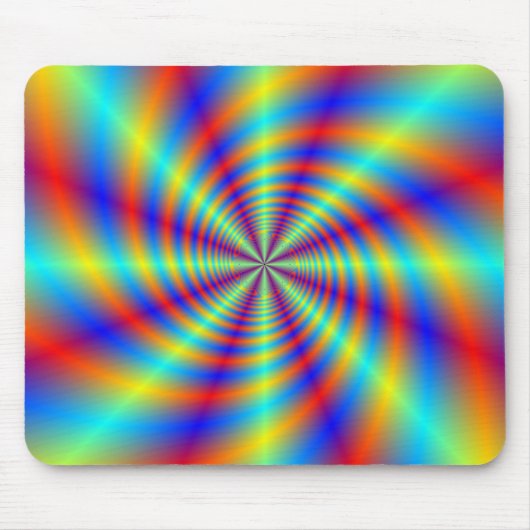 Tapis De Souris Tourbillon psychédélique Mousepad (Devant)