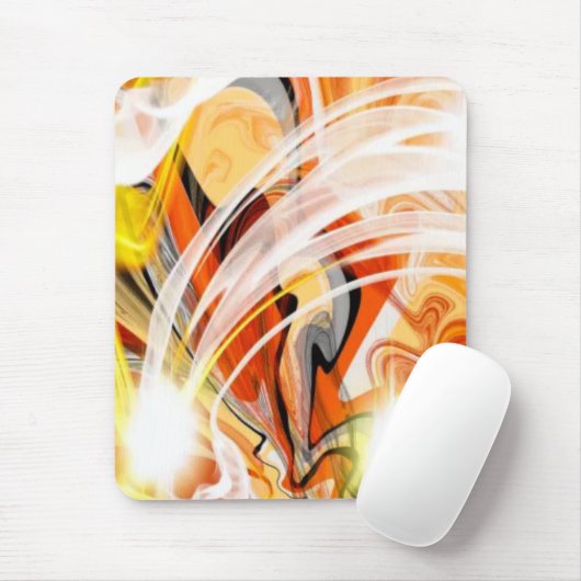 Tapis De Souris Tourbillon Sombre Doré (Avec souris)