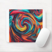 Tapis de souris tourbillonnant (Avec souris)