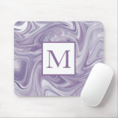 Tapis De Souris Tourbillonnant Lavender Abstrait (Avec souris)