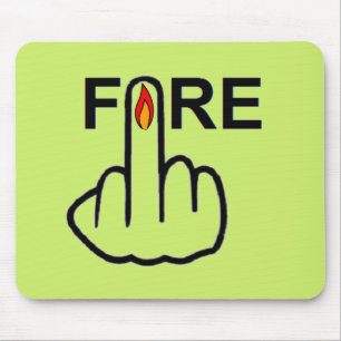 Tapis De Souris Tournage de feu de Mousepad