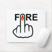 Tapis De Souris Tournage de feu de Mousepad (Avec souris)