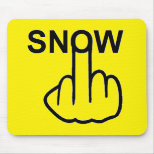 Tapis De Souris Tournage de neige Mousepad