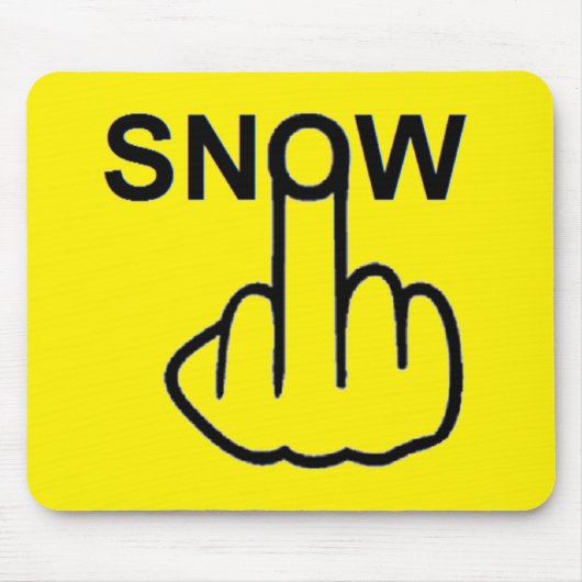 Tapis De Souris Tournage de neige Mousepad (Devant)
