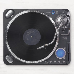 Tapis De Souris Tourne-disque Mousepad du DJ