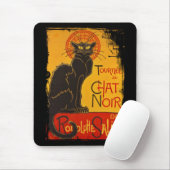 Tapis De Souris Tournee du Conversation Noir (Avec souris)