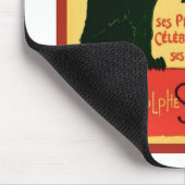 Tapis De Souris Tournée du Conversation Noir, Theophile Steinlen (Coin)