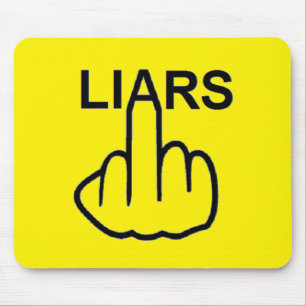 Tapis De Souris Tourner les menteurs de Mousepad