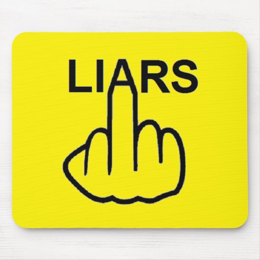 Tapis De Souris Tourner les menteurs de Mousepad (Devant)