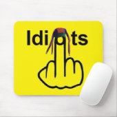 Tapis De Souris Tourner Mousepad Idiots (Avec souris)
