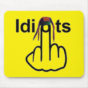 Tapis De Souris Tourner Mousepad Idiots