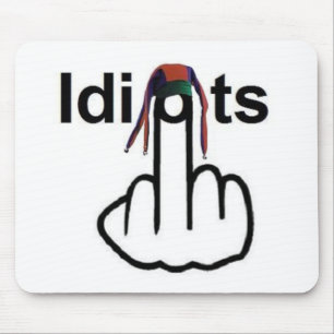 Tapis De Souris Tourner Mousepad Idiots