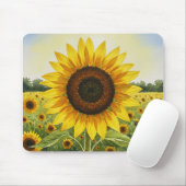Tapis De Souris Tournesol (Avec souris)