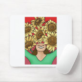 Tapis De Souris Tournesol (Avec souris)