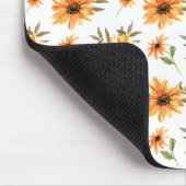 Tapis De Souris Tournesol brillant Mousepad (Coin)