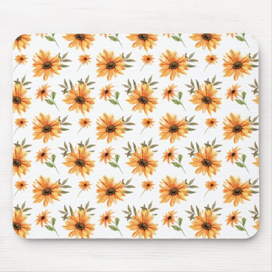 Tapis De Souris Tournesol brillant Mousepad (Devant)